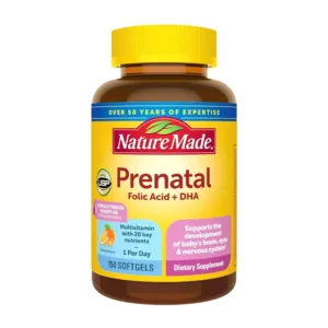 Prenatal Folic Acid + DHA Nature Made Viên uống bổ bầu 150 viên