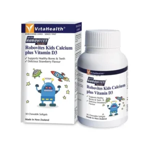 Robovites Kids Calcium Plus Vitamin D3 VitaHealth 30 viên