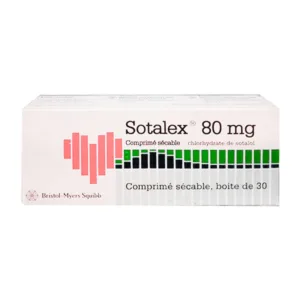 Sotalex 80mg Bristol Điều trị đau thắt ngực, loạn nhịp tim (30 viên)