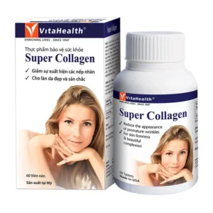 Super Collagen VitaHealth Viên uống sáng đẹp da 60 viên