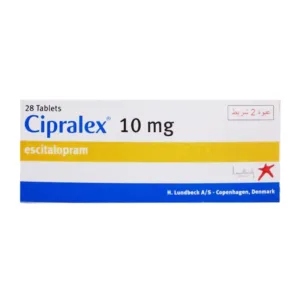 Cipralex 10mg Lundbeck Điều trị rối loạn lo âu, trầm cảm (28 viên)