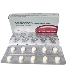 Vesicare 5mg Astellas Điều trị triệu chứng tiểu không tự chủ (30 viên)