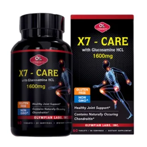 X7 Care with Glucosamine HCL 1600mg Olympian Labs Viên uống bổ khớp 60 viên
