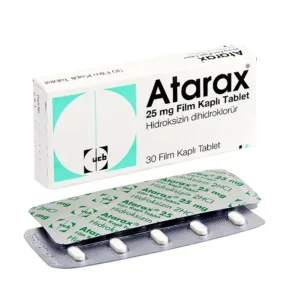 Atarax 25mg UCB - Điều trị giảm lo âu, chống dị ứng (30 viên)