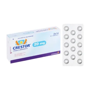 Thuốc Crestor 20mg Astra Zenenca  – Điều trị tăng Cholesterol máu (28 viên)