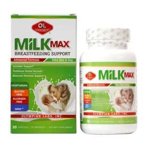 Milk Max Breastfeeding Support Olympian Labs Viên uống lợi sữa 30 viên