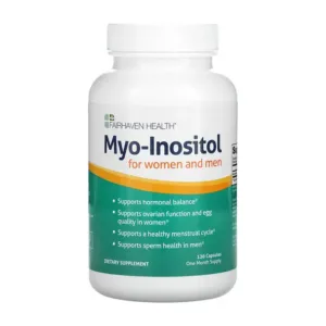 Myo-Inositol For Women And Men Fairhaven Health Hỗ trợ khả năng thụ thai 120 viên