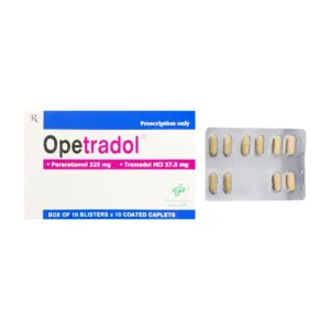 Opetradol OPV Điều trị giảm đau cấp tính (100 viên)