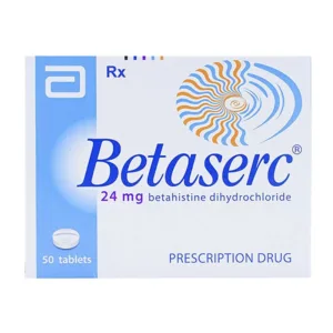 Betaserc 24mg Abbott Điều trị triệu chứng chóng mặt (50 viên)