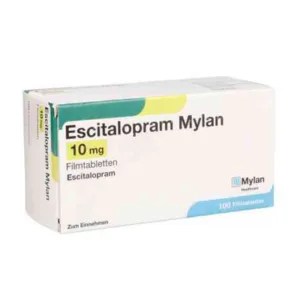 Escitalopram 10mg Mylan Điều trị rối loạn trầm cảm (100 viên)