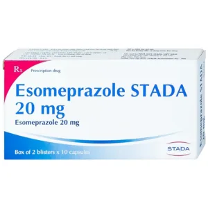Esomeprazole 20mg Stada Điều trị trào ngược dạ dày, thực quản (20 viên)
