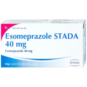 Esomeprazole 40mg Stada Điều trị trào ngược dạ dày, thực quản (20 viên)