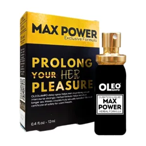 Max Power Oleo Lampo Chai xịt kéo dài thời gian 12ml