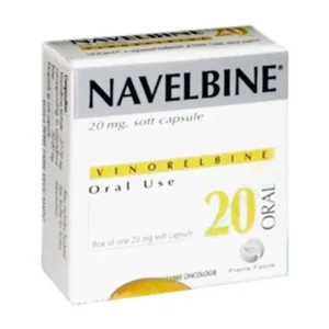 Navelbine 20mg Pierre Fabre Điều trị ung thư phổi, ung thư vú (1 viên)