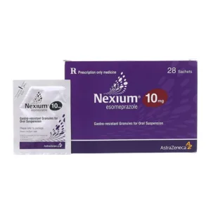 Nexium 10mg Astra Zeneca  Điều trị trào ngược dạ dày thực quản (28 gói)