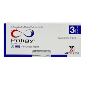 Priligy 30mg Menarini Điều trị xuất tinh sớm (3 viên)
