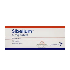 Sibelium 5mg Janssen Điều trị đau đầu, chóng mặt (50 viên)