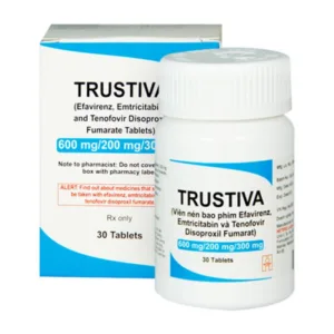 Trustiva 600mg/200mg/300mg Điều trị nhiễm HIV (30 viên)