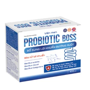 Viên men Probiotic Boss Bổ sung lợi khuẩn đường ruột 100 viên