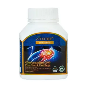 Vitatree Glucosamine 1500mg Plus Shark Cartilage Viên uống bổ khớp 100 viên