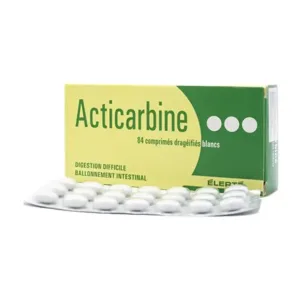Acticarbine Elerte Điều trị triệu chứng đại tràng (84 viên)