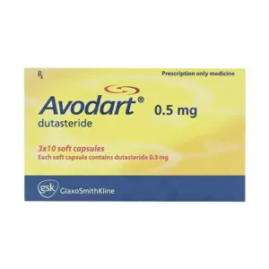 Avodart 0.5mg GSK Điều trị phì đại tuyến tiền liệt (30 viên)