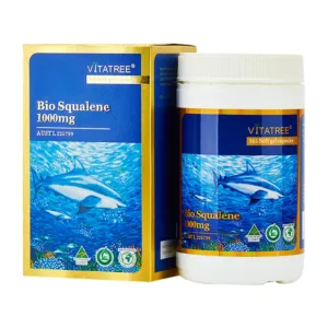Bio Squalene 1000mg Vitatree Viên uống dầu gan cá mập 365 viên