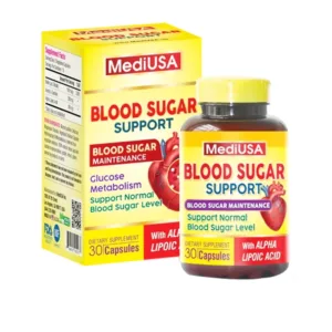 Blood Sugar Support MediUSA Hỗ trợ cải thiện chỉ số đường huyết 30 viên