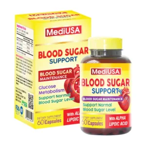 Blood Sugar Support MediUSA Hỗ trợ cải thiện chỉ số đường huyết (60 viên)
