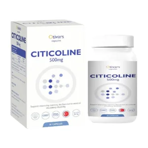 Citicoline 500mg Otivars Hỗ trợ tuần hoàn máu não (30 viên)