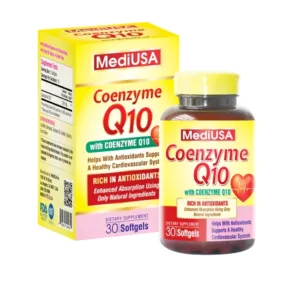 Coenzyme Q10 MediUSA Hỗ trợ hệ tim mạch khỏe mạnh 30 viên