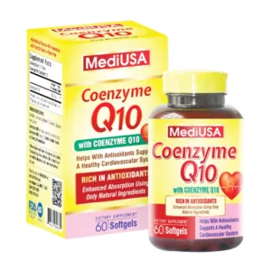 Coenzyme Q10 MediUSA Hỗ trợ hệ tim mạch khỏe mạnh 60 viên