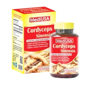 Cordyceps Sinensis MediUSA Hỗ trợ tăng sức đề kháng 60 viên
