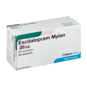 Escitalopram 20mg Mylan Điều trị rối loạn trầm cảm (100 viên)