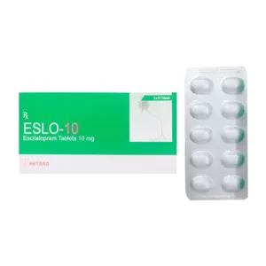 Eslo-10mg Hetero Điều trị rối loạn lo âu và trầm cảm (30 viên)