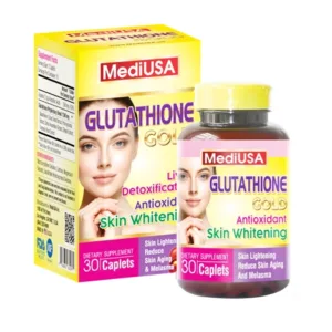 Glutathione Gold MediUSA  Hỗ trợ làm đẹp da, sáng da 30 viên