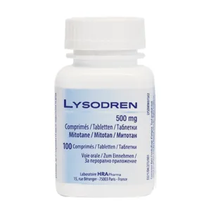 Lysodren 500mg HRA Pharma Điều trị ung thư tuyến thượng thận (100 viên)
