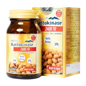 NattoKinase 2400 Fu Viên uống hỗ trợ chống đột quỵ 60 viên