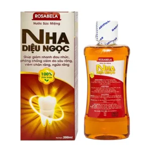 Nước súc miệng Nha Diệu Ngọc Rosabela  – Hỗ trợ giảm đau, giảm viêm (200ml)