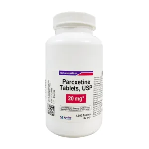 Paroxetine 20mg Zydus Điều trị trầm cảm, rối loạn lo âu (1000 viên)