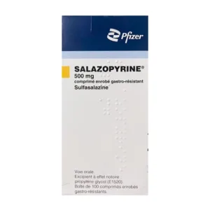 Salazopyrine 500mg Pfizer Điều trị Viêm loét đại tràng (100 viên)