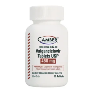 Valganciclovir 450mg Camber Điều trị bệnh viêm võng mạc (60 viên)
