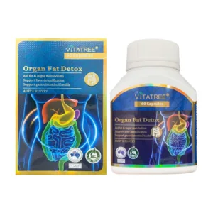 Vitatree Organ Fat Detox Hỗ trợ giải độc gan 60 viên