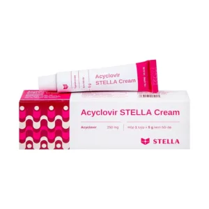 Acyclovir Stella Cream Điều trị nhiễm virus Herpes simplex (5g)