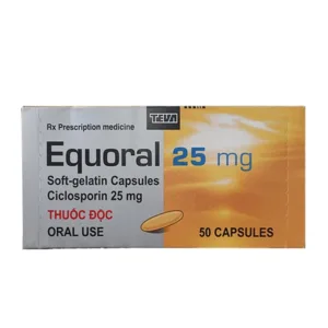Equoral 25mg Teva Dự phòng thải ghép sau ghép tạng (50 viên)