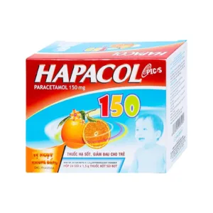 Hapacol 150mg DHG Điều trị giảm đau, hạ sốt (24 gói)