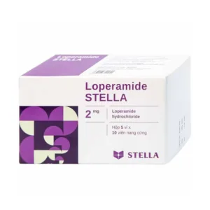 Loperamide Stella 2mg Điều trị tiêu chảy cấp (50 viên)