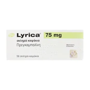 Lyrica 75mg Pfizer Điều trị đau thần kinh, động kinh (56 viên)