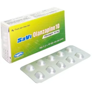 Savi Olanzapine 10mg Điều trị bệnh tâm thần phân liệt (30 viên)