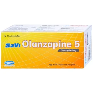 Savi Olanzapine 5mg Điều trị bệnh tâm thần phân liệt (30 viên)